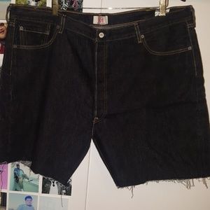 Levi 501 shorts cut offs